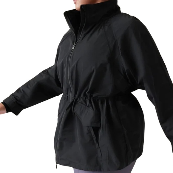 NWT Small TALL Athleta Women's Black Westerly Jacket size - Picture 2 of 7